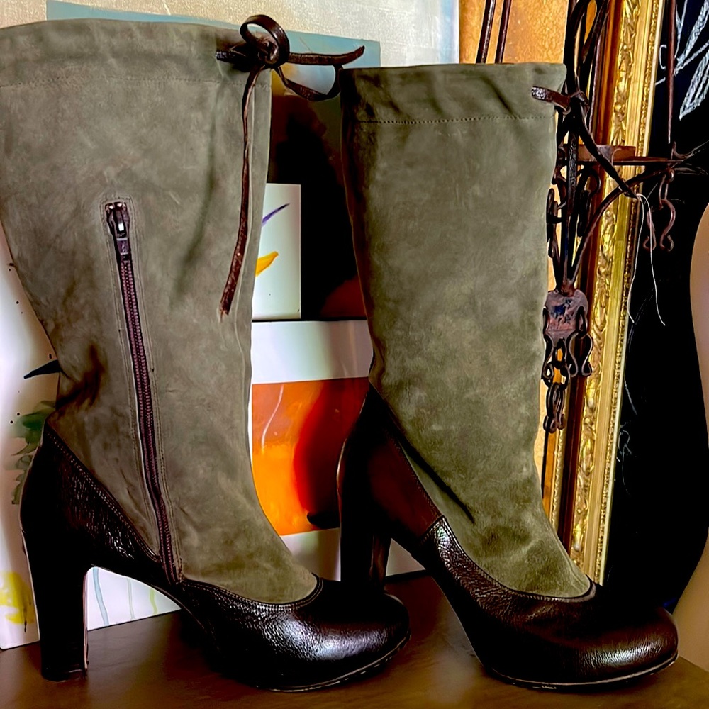 Ladies Italian calf high Boots